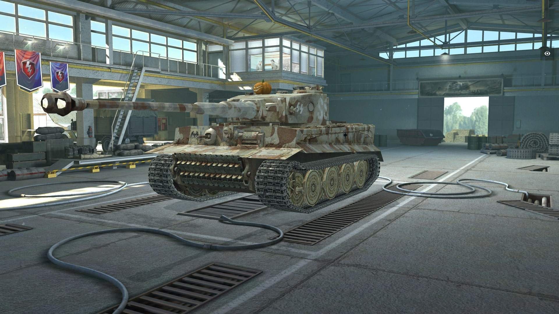 Историчная шкурка на немецкий тяжёлый танк 7 уровня - Tiger 1 для WoT Blitz. Шкурки вот блиц. Моды World of Tanks Blitz.