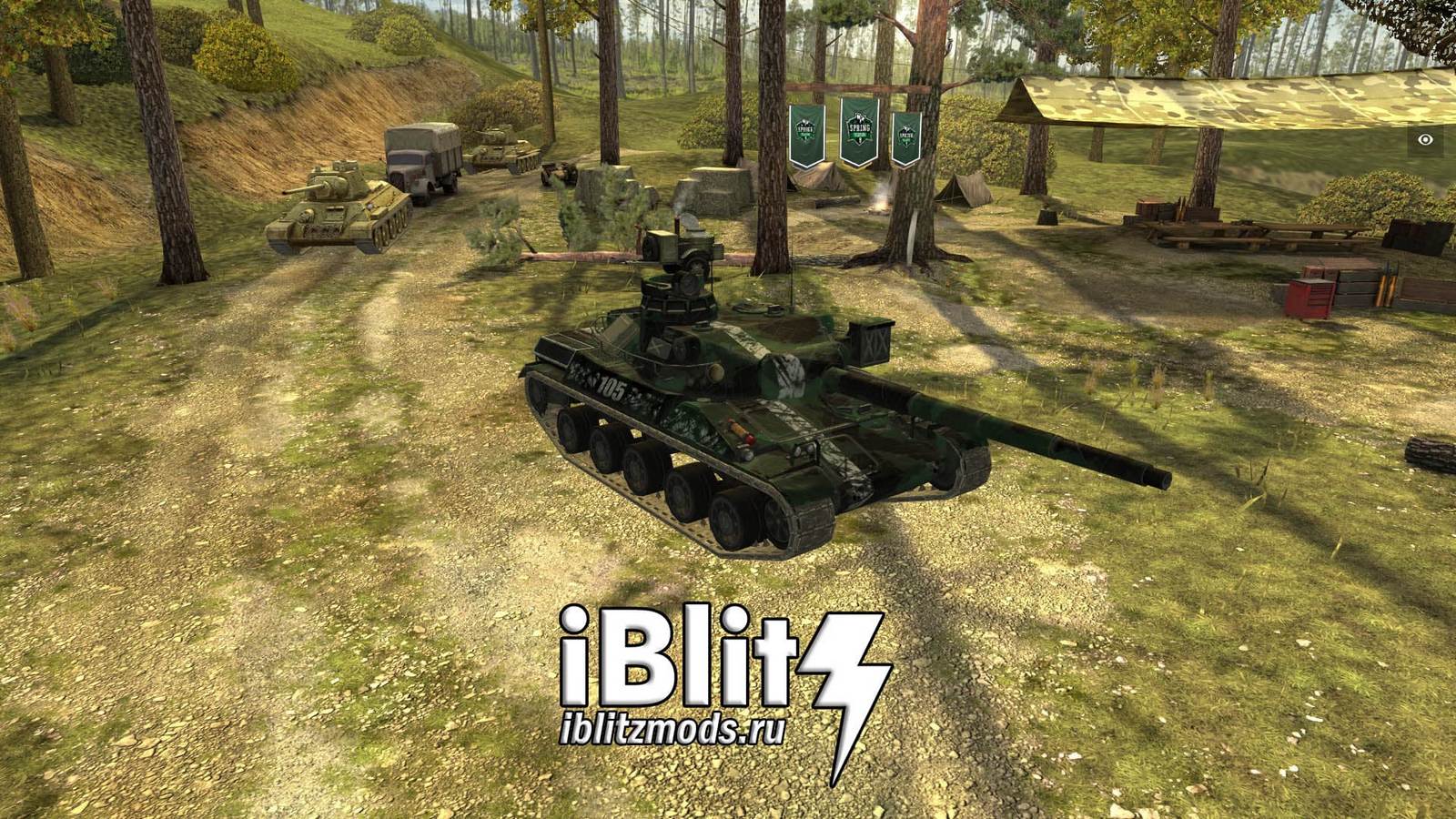 Скачать бесплатно шкурку на AMX 30B Капрал для WoT Blitz. Моды на шкурки для вот блиц. Модификации World of Tanks Blitz.
